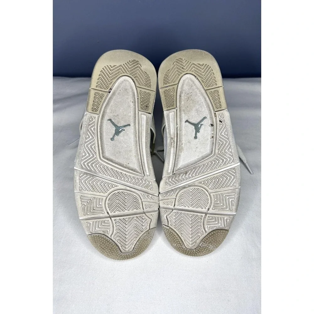 Jordan 4 Retro Linen Sand Shoes Youth Size 5Y White Air Jordan 487724-118
